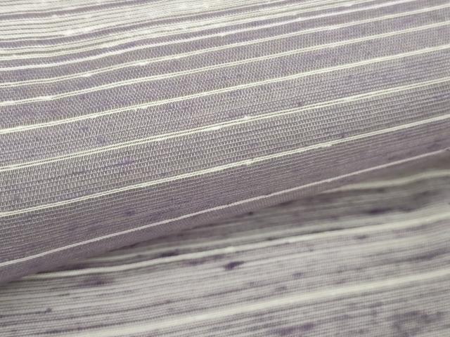 平和屋着物□極上 夏物 紬 横段文 逸品 DZAA9900kh5