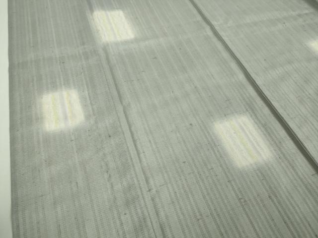 平和屋本店□極上 夏物 十日町 名門青柳謹製 櫛引織 赤城紬 草木染 色紙