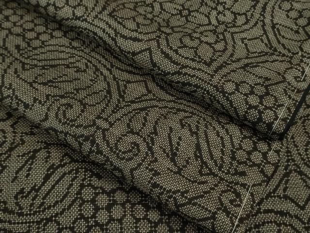 平和屋着物■極上　本場大島紬　9マルキ　南天唐草文　逸品　未使用　DZAA9948kh5