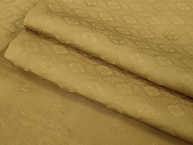 平和屋着物＊夏物 色無地 絽 草葉紋紗 花葉文 正絹 逸品