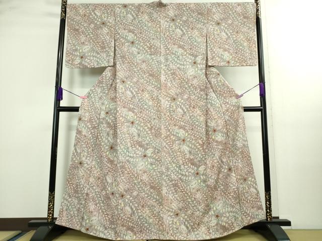 平和屋着物■極上　小紋　辻が花　暈し染め　逸品　DZAA9962kh5