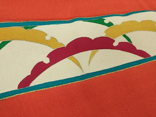 平和屋本店□極上 アンティーク 大正ロマン 振袖 エ霞吉祥文 金彩 逸品