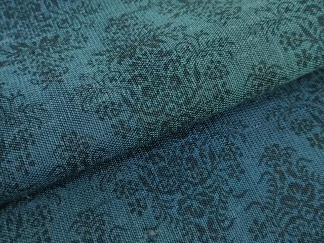 平和屋着物□極上 つけ帯 紬地 花菱文 逸品 DZAB0022kh5