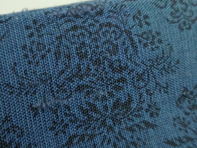 平和屋着物■極上　つけ帯　紬地　花菱文　逸品　DZAB0022kh5 平和屋着物□極上 つけ帯 紬地 花菱文 逸品 DZAB0022kh5