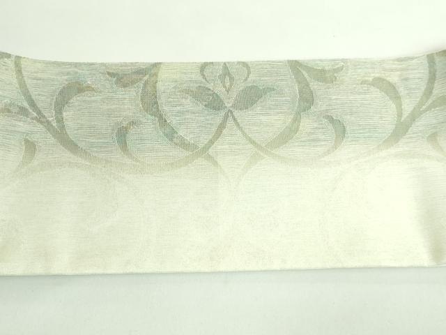 平和屋着物□極上 西陣 川島織物 つけ帯 螺鈿 オールシーズン 唐草文 金彩