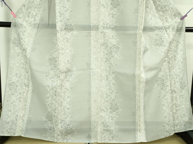 平和屋着物■極上　夏物　本場大島紬　夏大島　草花間道　逸品　DZAB0126kh5_3