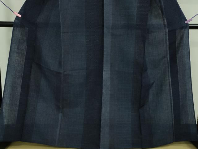 平和屋着物□極上 夏物 結城紬 夏結城 80亀甲 間道 大丸扱い 逸品