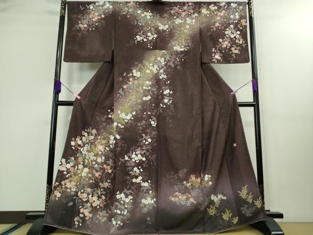 訪問着フルセット 辻が花 着物 正絹 薄水色 七五三 お宮参り