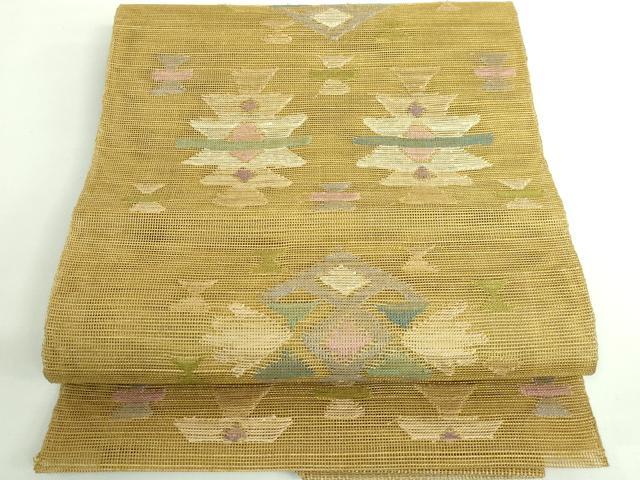 平和屋着物■極上　夏物　1854年創業　帯屋捨松　八寸名古屋帯　抽象文様　逸品　DZAB0268kh5