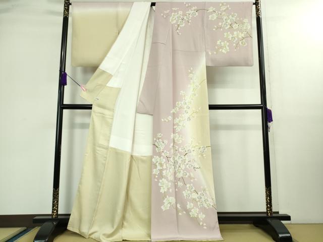 平和屋本店□極上 訪問着 胡蝶蘭 暈し染め 逸品 DZAB0363kh5の通販はau