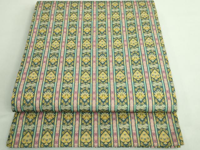 平和屋着物□極上 龍村美術織物 九寸開き名古屋帯 埃及の虎