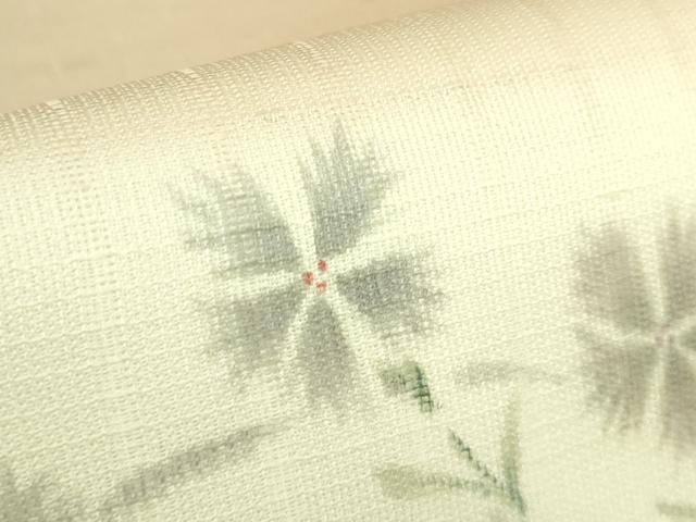 平和屋着物■極上　夏物　九寸名古屋帯　手描き　トンボ　蜻蛉　逸品　DZAB0453kh5 平和屋着物□極上 夏物 九寸名古屋帯 手描き トンボ 蜻蛉 逸品 DZAB0453kh5