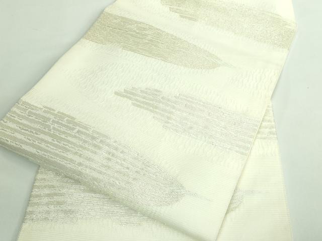 平和屋着物□極上 夏物 九寸名古屋帯 羽 金銀糸 逸品 DZAB0468kh5
