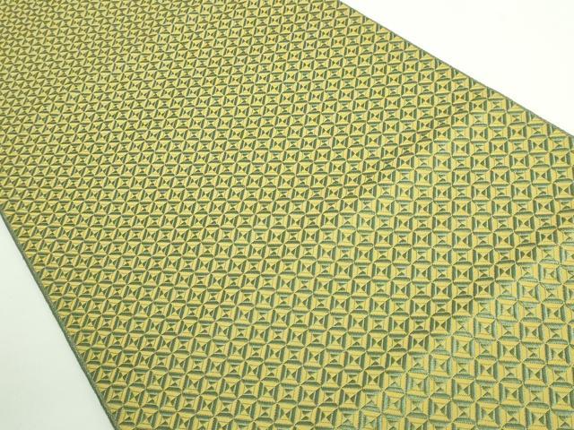 平和屋着物□極上 本場筑前博多織 八寸名古屋帯 切子柄 逸品
