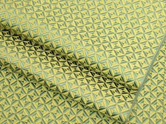 平和屋着物□極上 本場筑前博多織 八寸名古屋帯 切子柄 逸品 DZAB0506kh5