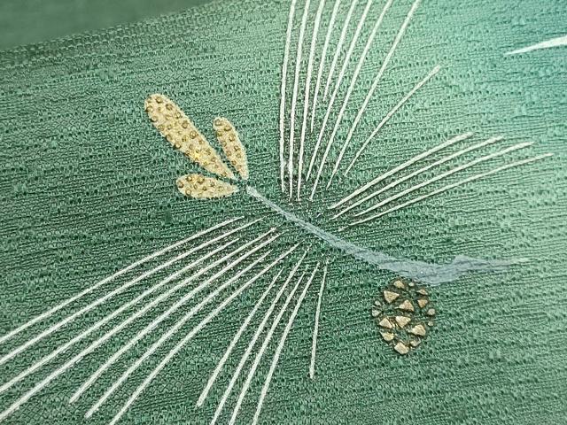 平和屋着物■極上　夏物　金彩友禅　卓越技能者・名工・和田光正　太鼓柄袋帯　松　光正高蒔絵　金銀彩　逸品　DZAB0513kh5 平和屋着物□極上 夏物 金彩友禅 卓越技能者・名工・和田光正 太鼓柄