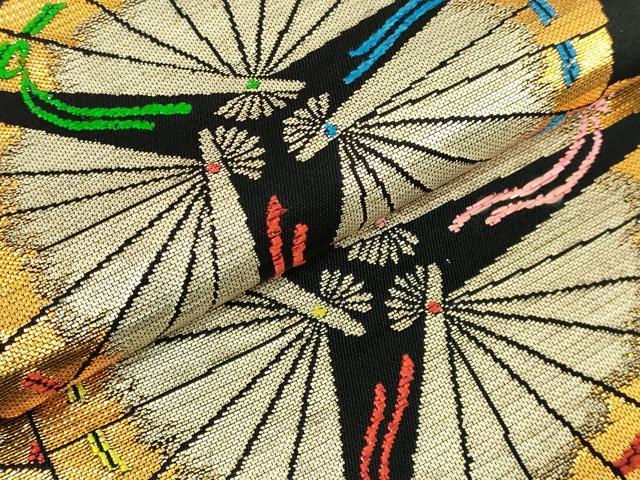 平和屋着物 極上 龍村美術織物 たつむら 六通太鼓柄 本袋帯 葡萄