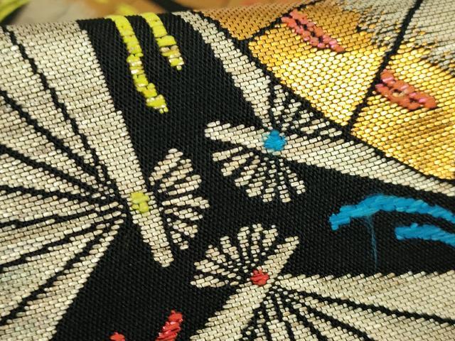 平和屋本店□極上 龍村美術織物 たつむら 六通柄 本袋帯 散