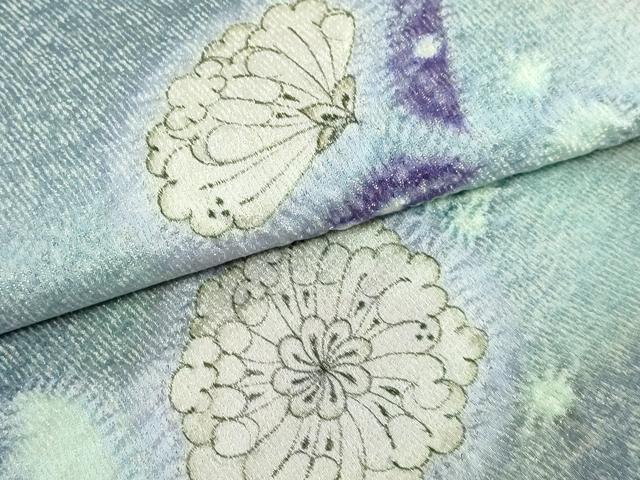 平和屋本店□極上 久保田一竹 幻の辻が花 太鼓柄袋帯 金通し