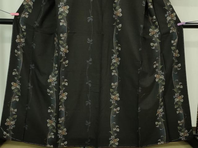 平和屋着物■極上 本場大島紬 真綿大島 愛加那絣 9マルキ 古代染色純泥染 牧絹織物謹製 やまと金ラベル 証紙付き 逸品 未使用　DZAB0554kh5