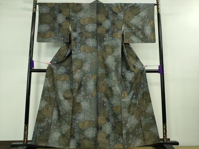 平和屋着物■極上　本場大島紬　9マルキ　乱菊　逸品　DZAB0563kh5