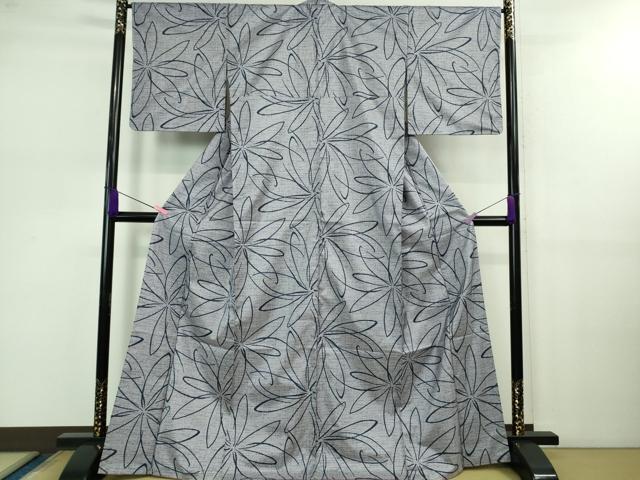 平和屋着物■極上　本場染大島紬　舞花文　逸品　DZAB0566kh5 平和屋着物□極上 本場染大島紬 舞花文 逸品 DZAB0566kh5