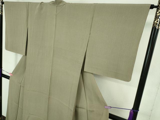 平和屋着物▽極上　江戸小紋　単衣　両面染　樺色×空五倍子色　ほていや扱い　逸品　未使用　DZAB0574kh5_3