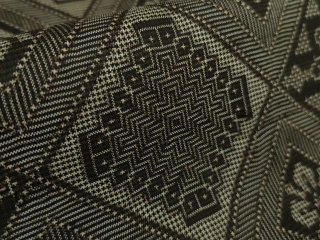 平和屋着物□希少 本場大島紬 龍郷絣 逸品 DZAB0585kh5