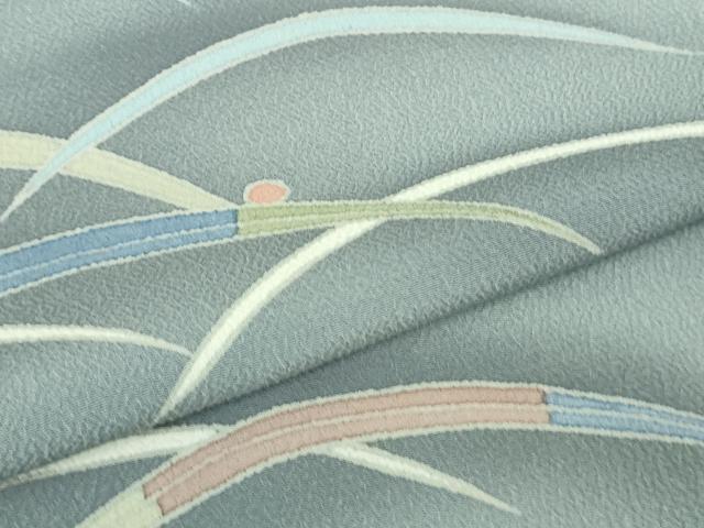 平和屋着物□極上 洗える最高級着物 ＜英＞はなぶさ謹製 訪問着 単衣