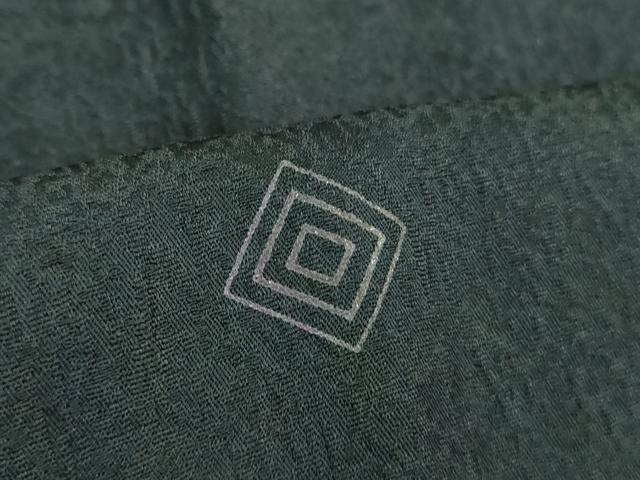 平和屋着物□極上 道中着 リバーシブル ロング丈 隈取 墨流し 暈し染め