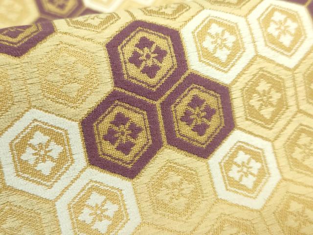 平和屋着物□極上 俵屋 人間国宝 喜多川平朗 有職織物 六通柄