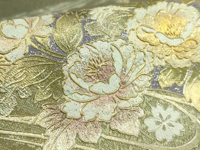 平和屋着物□極上 金彩友禅 卓越技能者・名工・和田光正 太鼓柄袋帯