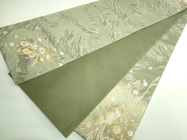 平和屋着物□極上 金彩友禅 卓越技能者・名工・和田光正 太鼓柄袋帯