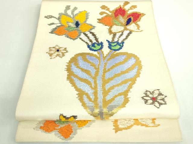 平和屋着物■最高級　龍村平蔵製　太鼓柄　本袋帯　モール一房文　金銀糸　逸品　DZAB0722kh5