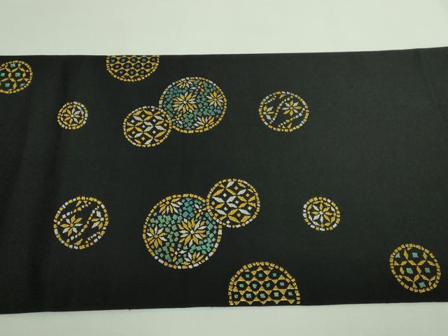 平和屋本店□極上 龍村美術織物 たつむら 太鼓柄 本袋帯 螺鈿段文錦