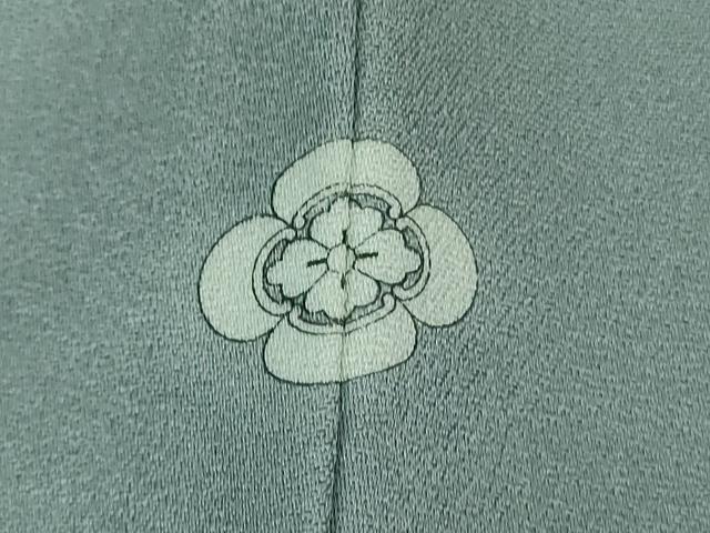 平和屋本店■極上　人間国宝・羽田登喜男　訪問着　鴛鴦花文　たたき染め　逸品　DZAB0765kh5_9