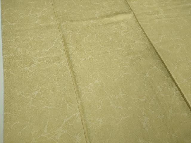 平和屋着物▽極上　小紋　単衣　氷割文　蒸栗色地　逸品　DZAB0767kh5_5