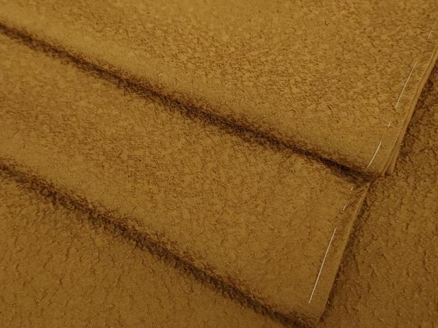 平和屋着物■極上　色無地　土色　逸品　未使用　DZAB0778kh5