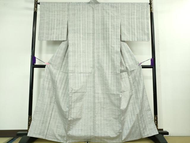 平和屋本店■極上　1897年創業　名門岡野　本場筑前博多織　千年工房　黒田紬　単衣　献上　証紙付き　逸品　DZAB0875kh5 平和屋本店□極上 1897年創業 名門岡野 本場筑前博多織 千年工房 黒田