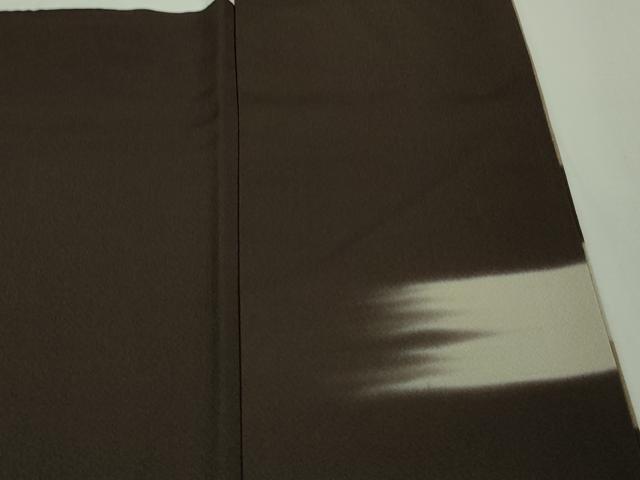 平和屋着物□極上 訪問着 霞文 赤墨茶色地 金彩 逸品 未