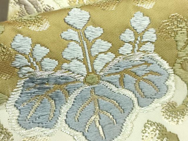 平和屋着物□極上 山城機業店 六通柄袋帯 唐織 網目花