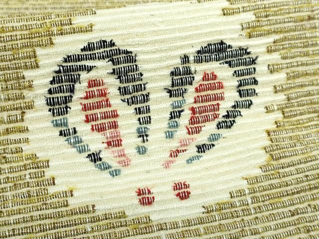 平和屋着物□極上 八寸名古屋帯 紬地 兎 鈴乃屋扱い 逸品 DZAB0913kh5