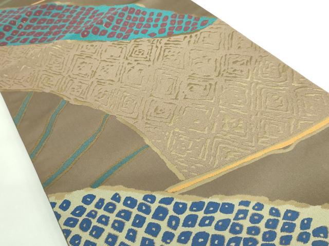 平和屋着物□極上 世界的人形師 辻村寿三郎 ジュサブロー 六通柄