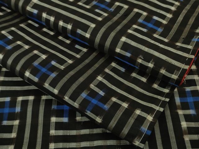 平和屋着物■希少　本場大島紬　龍郷絣　秋名バラ　逸品　未使用　DZAB1015kh5