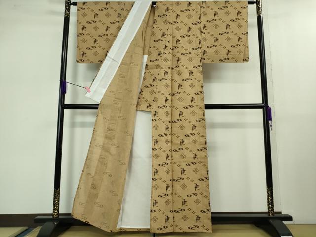 平和屋着物▽極上　本場琉球絣　綿琉球　単衣　綿　逸品　DZAB1042kh5_2