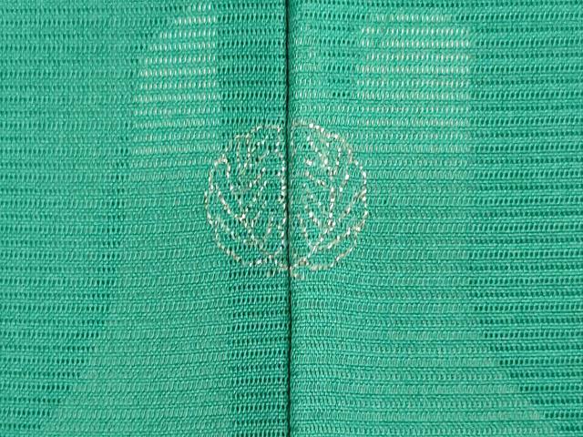 平和屋着物□極上 夏物 色無地 作家物 草木染 絽 木賊色 逸品 DZAB1075kh5