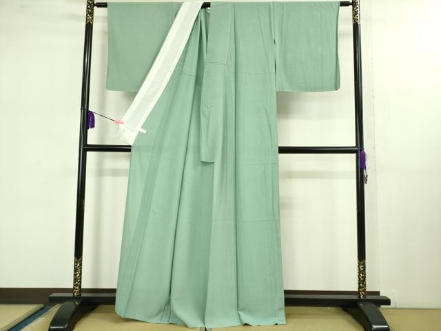 平和屋着物■極上　夏物　色無地　絽　薄青色　反端付き　逸品　未使用　DZAB1077kh5 平和屋着物□極上 夏物 色無地 絽 薄青色 反端付き 逸品 未