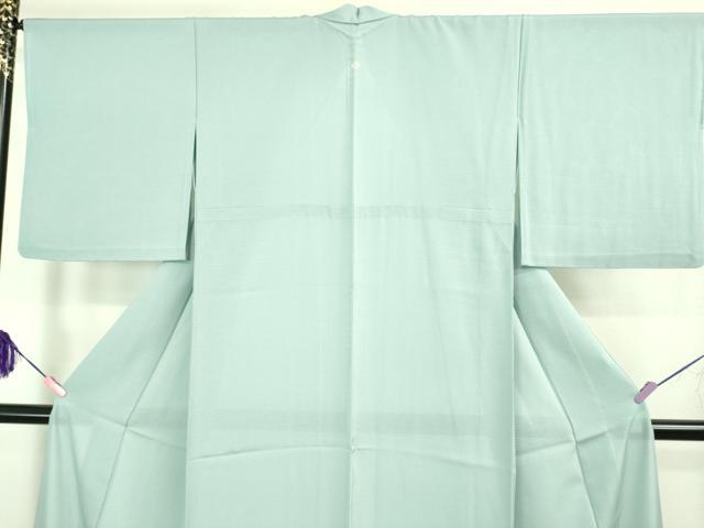 平和屋着物□極上 夏物 色無地 絽 湊鼠色 逸品 DZAB1078kh5