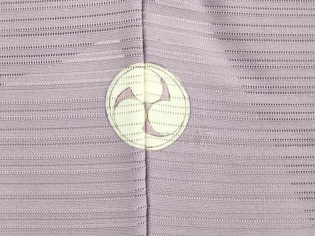 平和屋着物□極上 夏物 色無地 変わり絽 葡萄鼠色 逸品 未使用