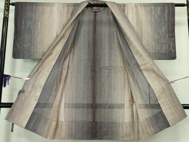 平和屋着物■極上　道中着　スリーシーズン 春夏秋 塵除け ロング丈　三軸組織　西陣　京くみひも　彩つづら　証紙付き　逸品　DZAB1095kh5 平和屋着物□極上 道中着 スリーシーズン 春夏秋 塵除け ロング丈